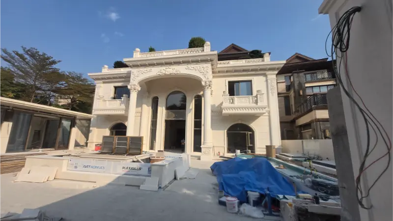 Blueway Villa Indoor Swimming Pool Installation and Dismantling Project: Emerald Mountain Villa, Songshan Lake, Dongguan Blueway Villa Indoor Swimming Pool Installation and Dismantling Project: Emerald Mountain Villa, Songshan Lake, Dongguan