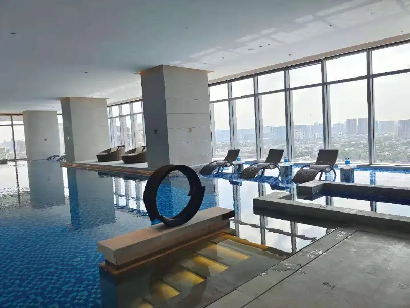 Blueway Swimming Pool Heat Pump and Air Conditioner System Ensure Year-Round Comfort at Chengdu Bay Hotel Sky Infinity Pool Blueway Swimming Pool Heat Pump and Air Conditioner System Ensure Year-Round Comfort at Chengdu Bay Hotel Sky Infinity Pool