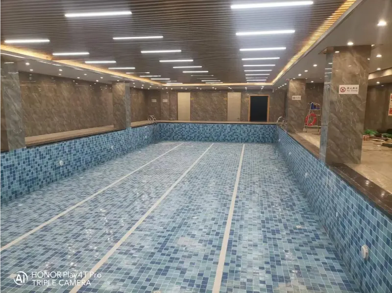 Blueway Heat Pump Enhances Indoor Swimming Pool Comfort at Yabowen No.1 Mansion Residential Project Blueway Heat Pump Enhances Indoor Swimming Pool Comfort at Yabowen No.1 Mansion Residential Project